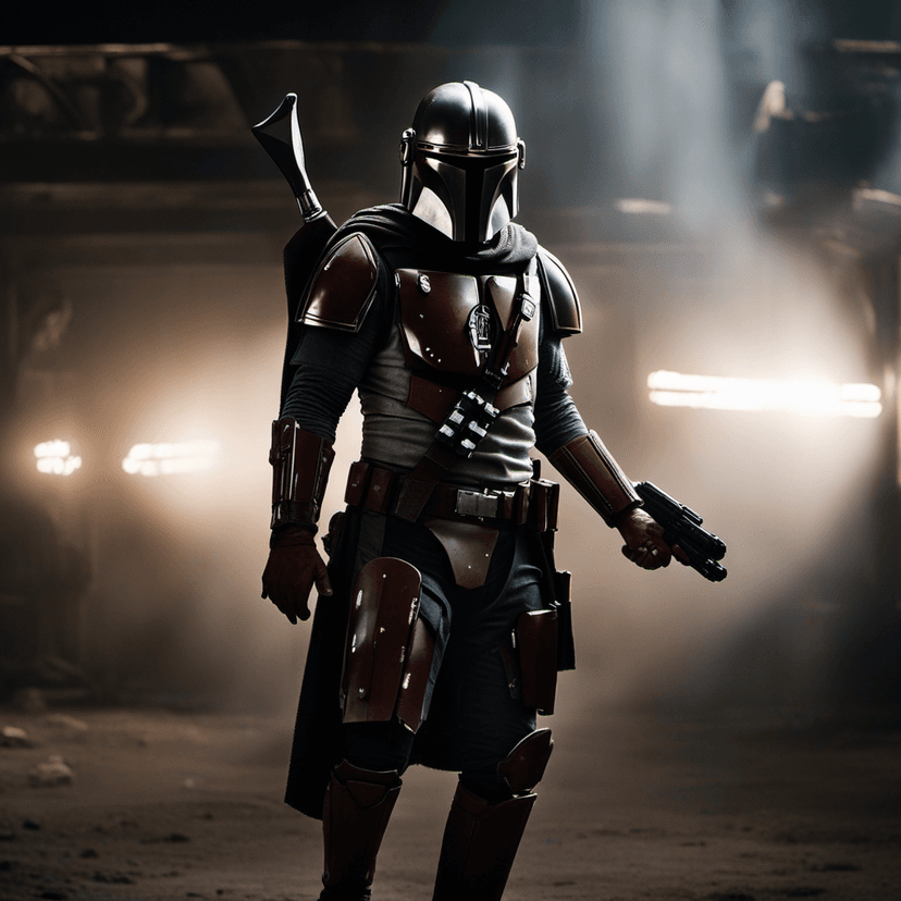 SDXL 1.0 Base + Refiner Model via ComfyUI, second Mandalorian generation