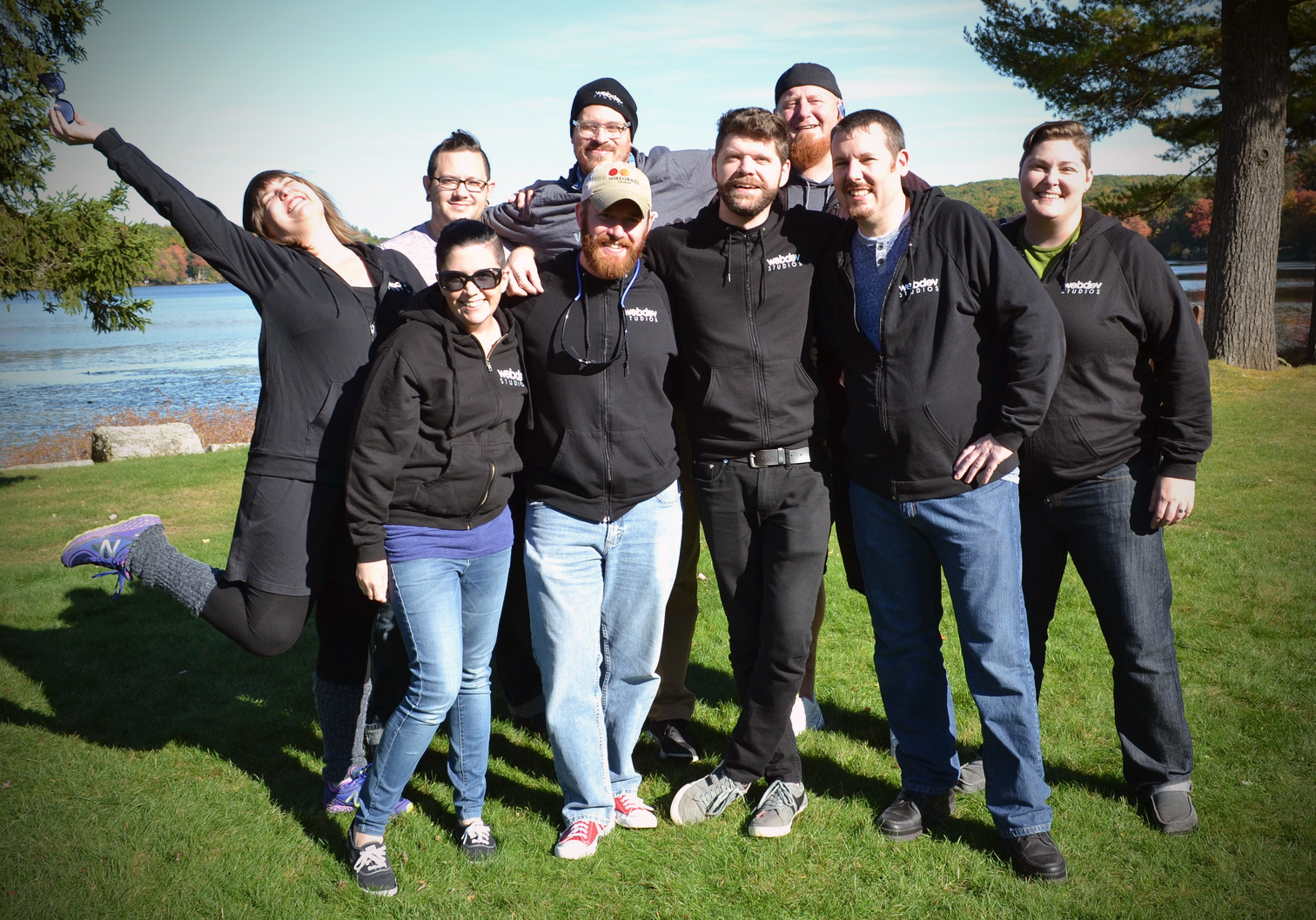The front-end dev team at WebDevStudios