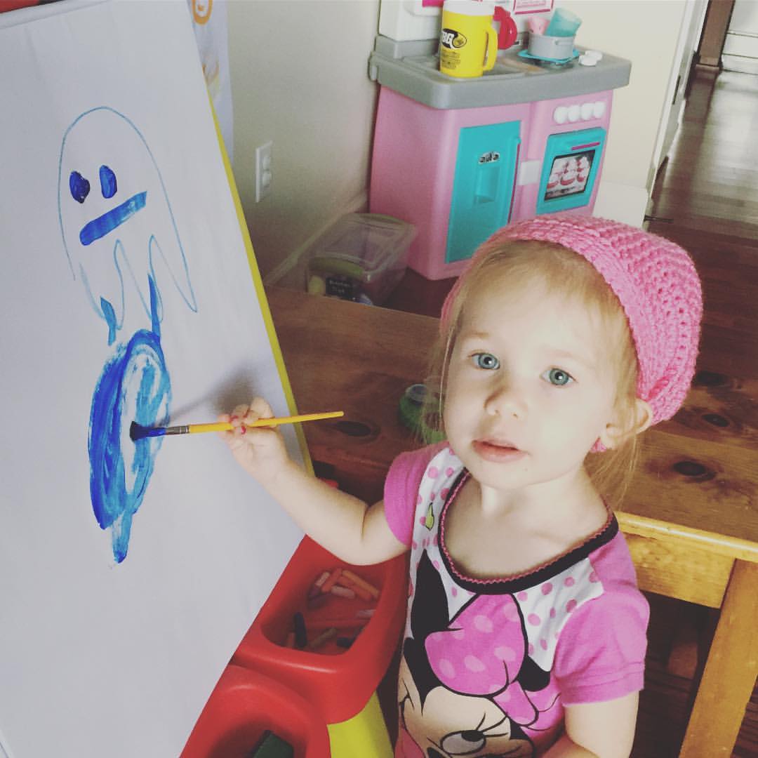 Chloe painting