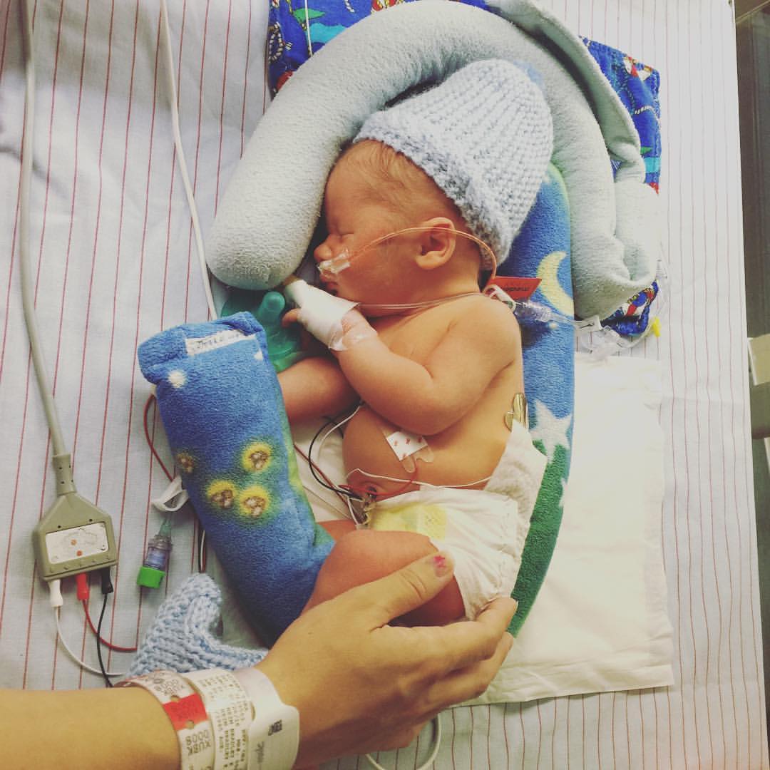 Wyatt in the NICU in Montgomery, Alabama