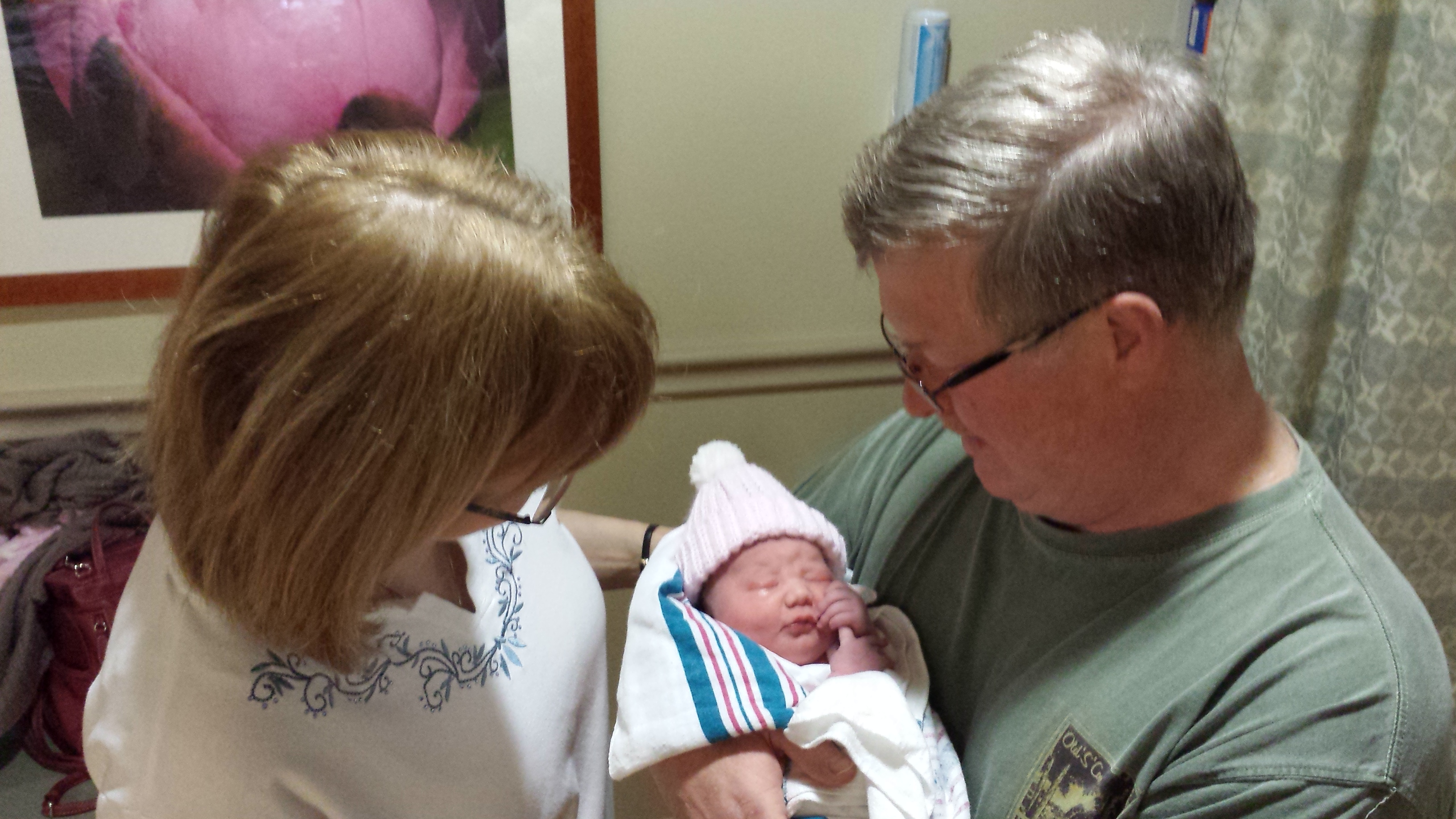 Gregory's parents meeting Chloe for the first time