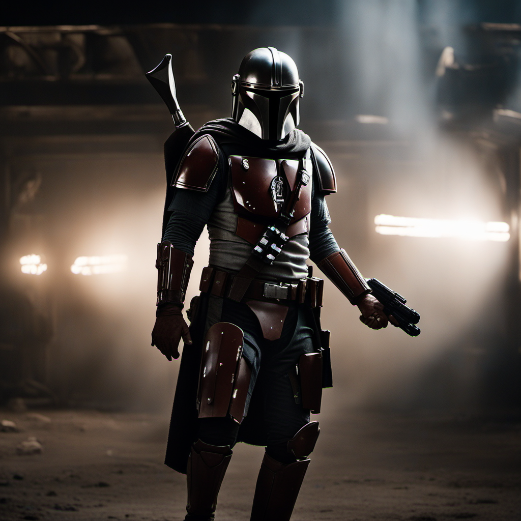 SDXL 1.0 Base + Refiner Model via ComfyUI, second Mandalorian generation